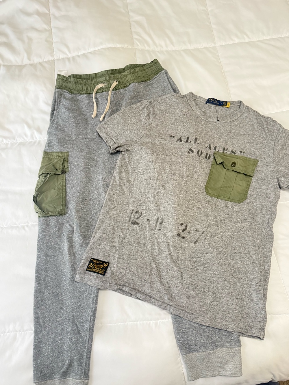 Polo by Ralph Lauren Gray Men’s Cargo Sweatpants